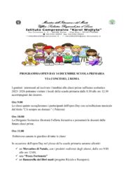 Open day primaria